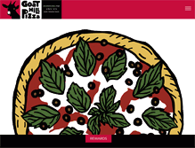 Tablet Screenshot of goathillpizza.com